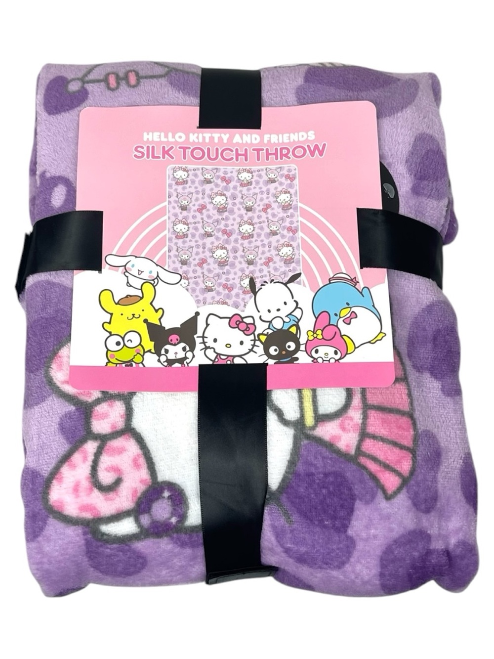 Hello Kitty Purple Silk Touch Throw Blanket